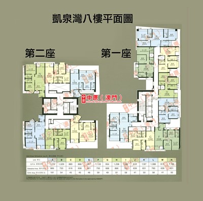 凱泉灣-平面圖