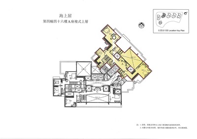 海上居覆式平台單位-平面圖